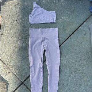 SET Active Ribbed Lilac Activewear